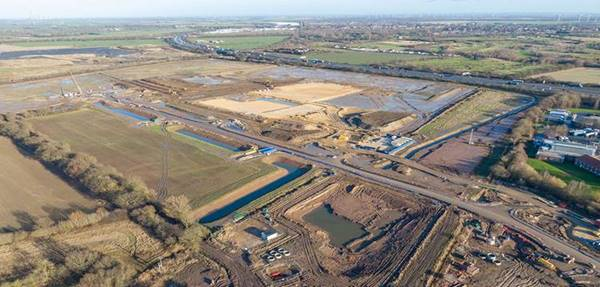 Site Entrance Now Complete At Major Regeneration Scheme