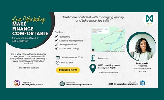 Free workshop: Make Finance Comfortable