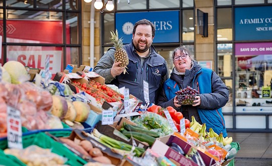 Award winning greengrocers have set up stall at Lakeside Village