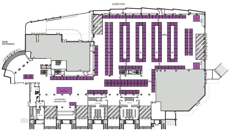 Doncaster Business Showcase 2025 Floorplan