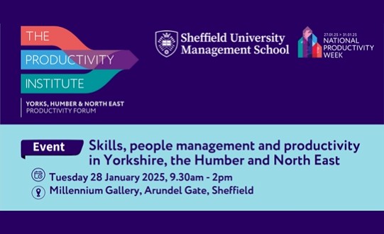 Skills, people management and productivity in Yorkshire, the Humber and North East