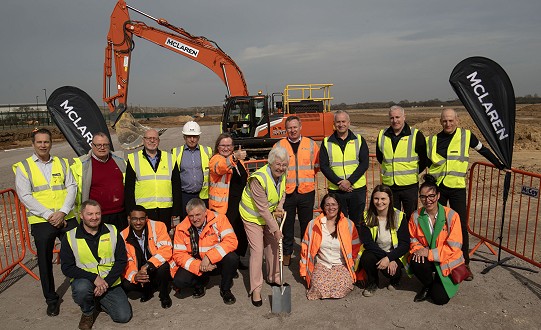 Ceremony marks start of works at advanced technological Distribution Centre in Doncaster